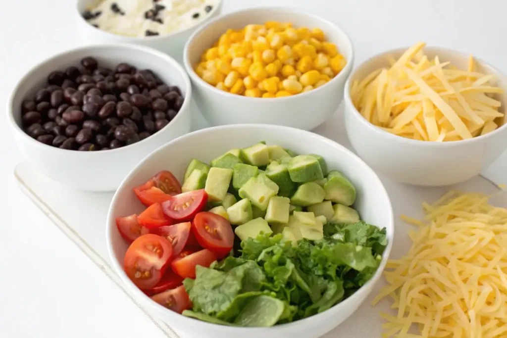 What is a Southwest salad made of
