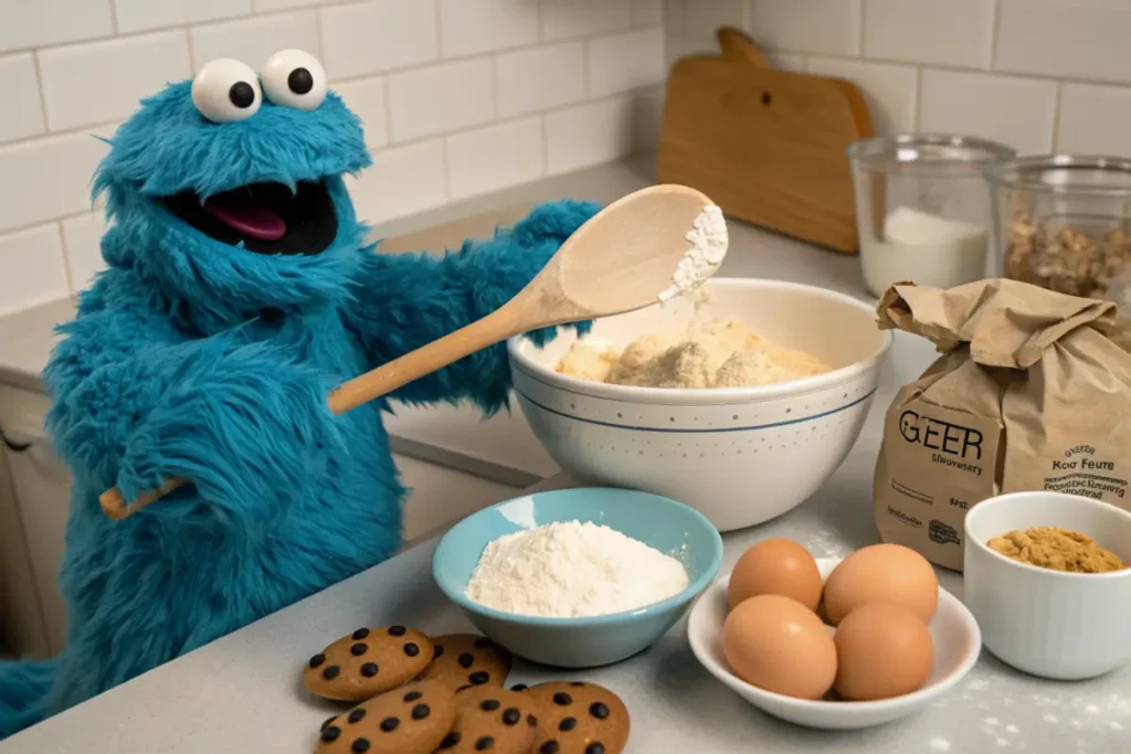 What is Cookie Monster made of