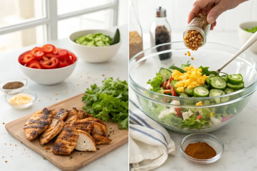 What is in Red Robin Southwest Chicken Salad