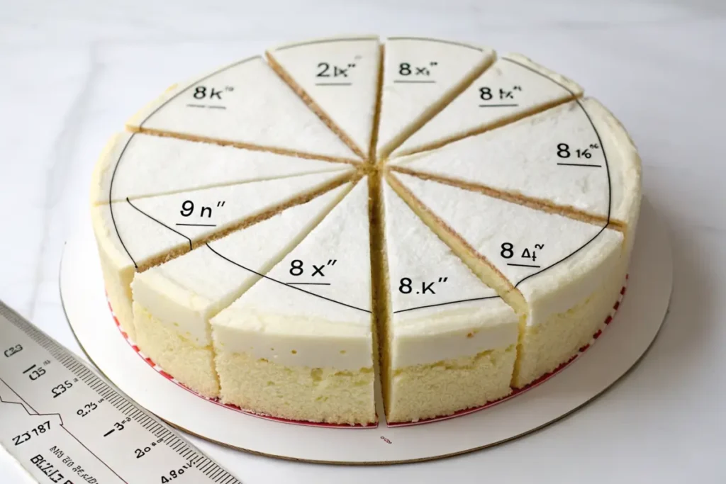 How many does an 8-inch cake serve