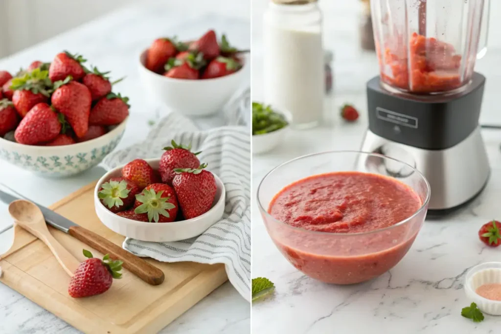 Is strawberry puree the same as jam