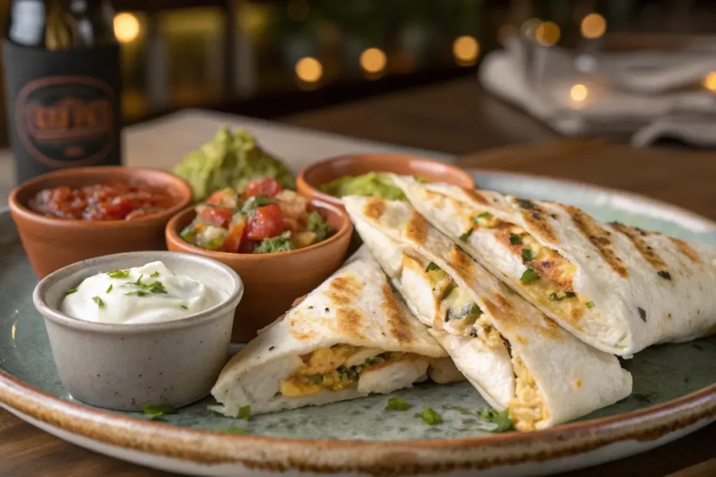 Cheesy Chicken Wraps