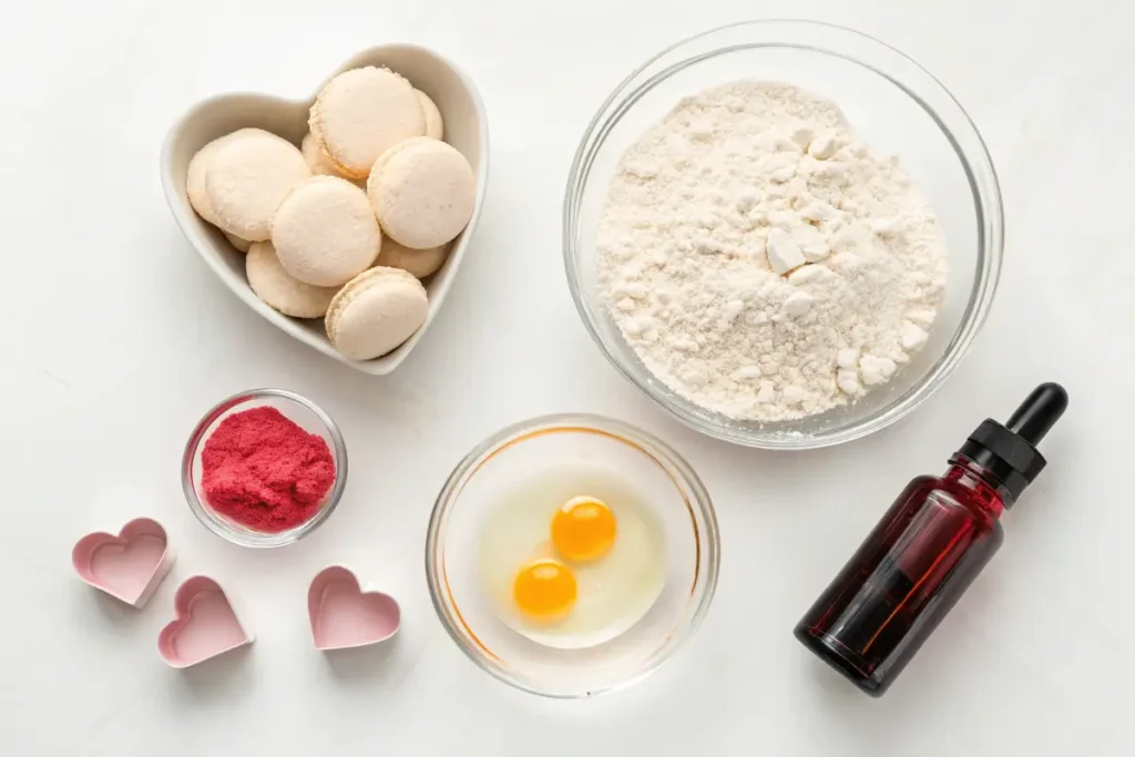 Heart-Shaped Macarons