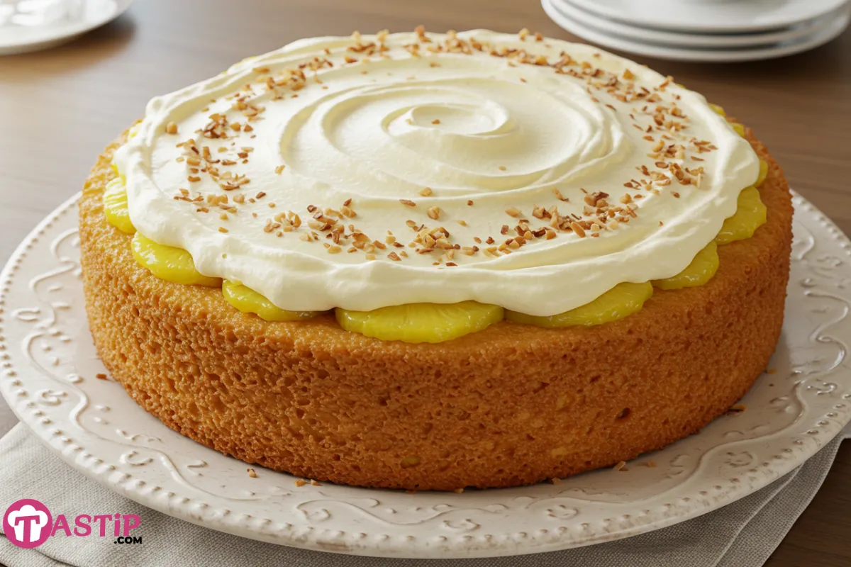 Moist Hawaiian Pineapple Cake with Cream Cheese Frosting