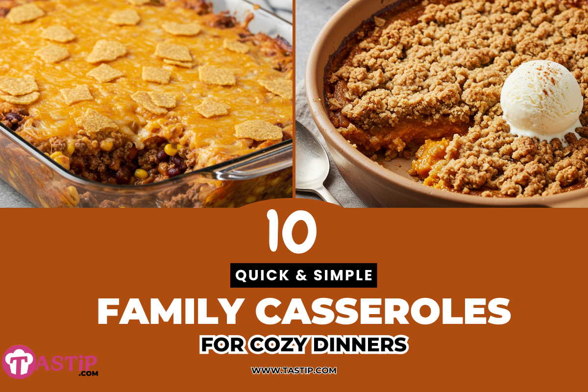 10 Family Friendly Casseroles for Effortless Dinners
