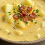 Cheddar Garlic Herb Potato Soup