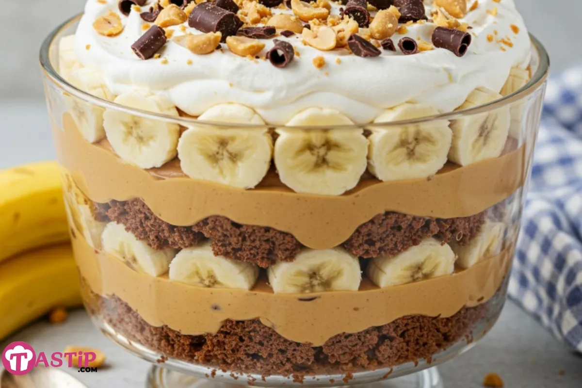 Chocolate Peanut Butter Banana Trifle