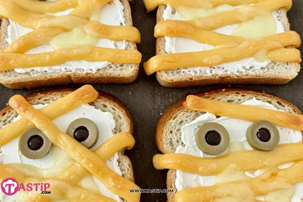 Easy Spooky Mummy Toast Recipe