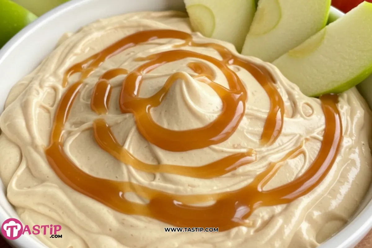 Easy caramel apple cheesecake dip recipe