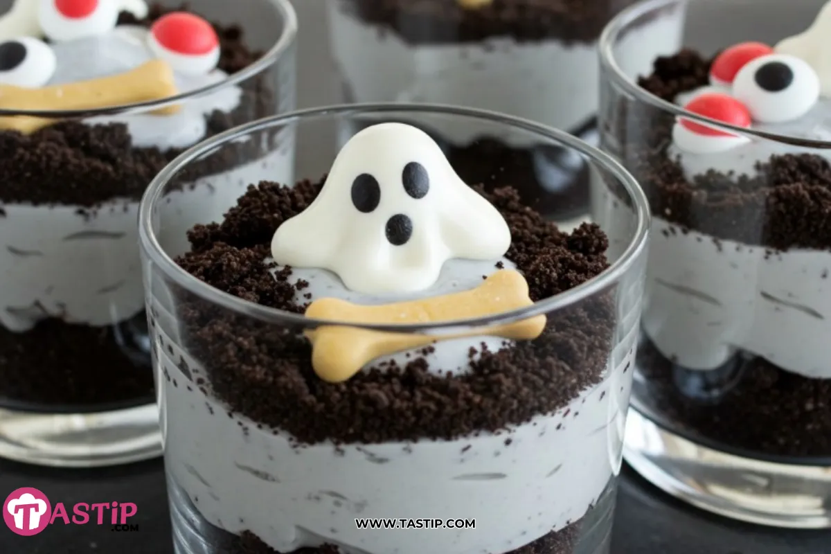 Ghostly Halloween Yogurt