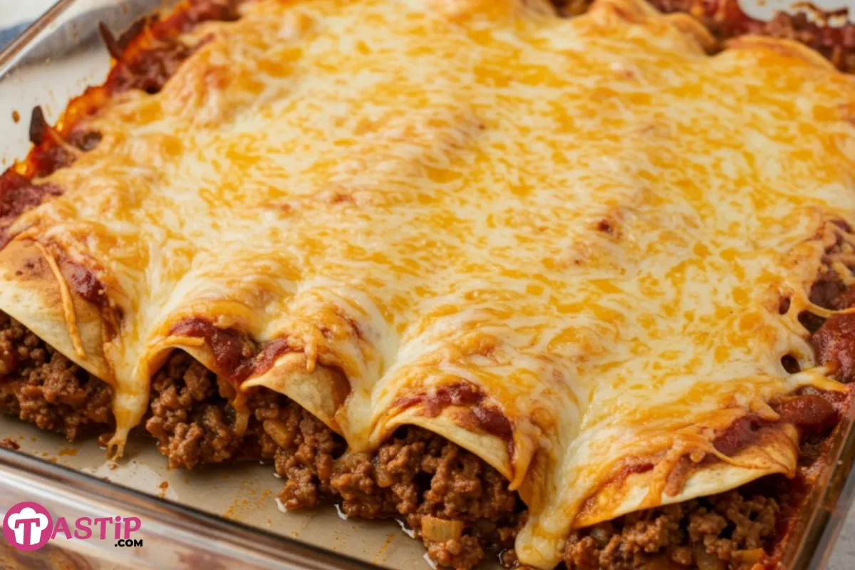 Ground Beef Enchilada Casserole