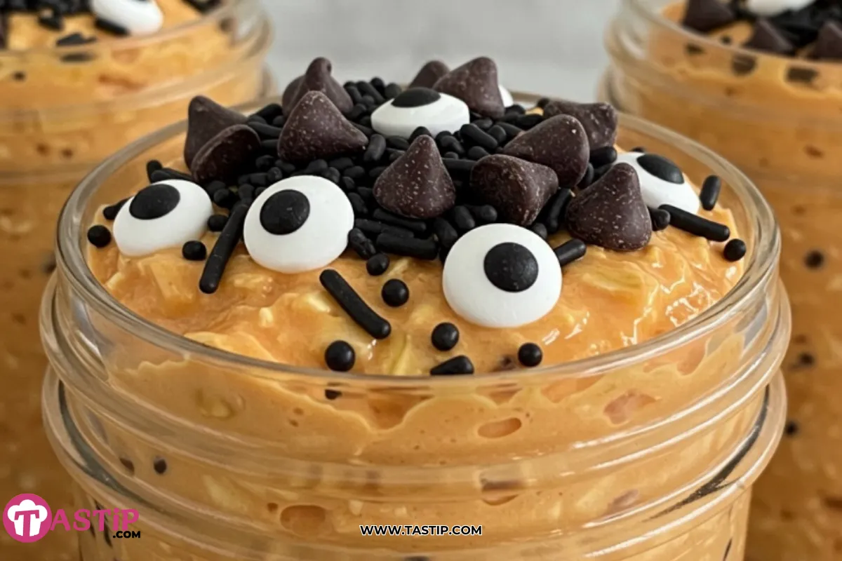 Halloween Overnight Oats