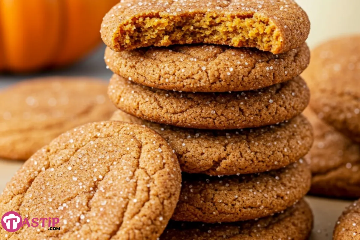 Pumpkin Spice Snickerdoodle Cookies