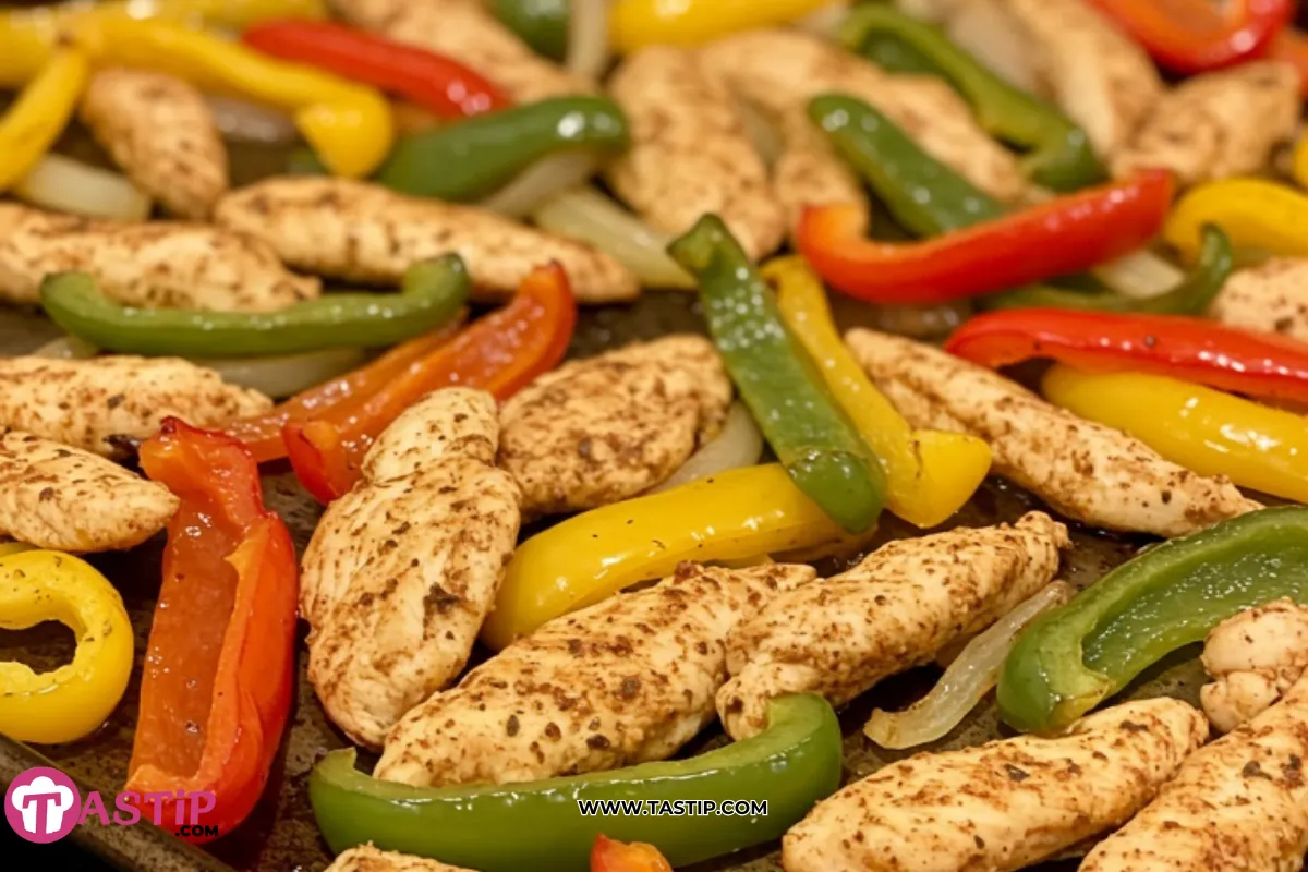 Sheet Pan Chicken Fajitas
