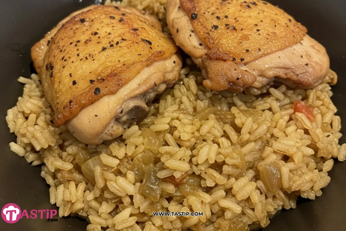 Smothered Chicken and Rice