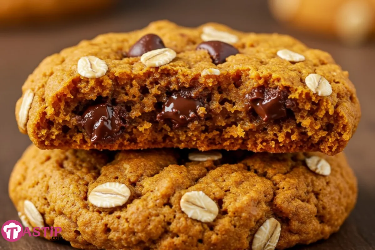 Soft Pumpkin Oatmeal Cookies