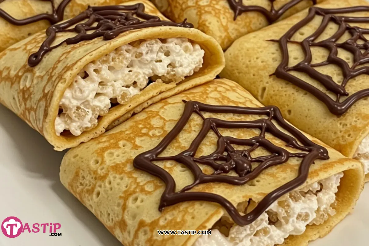 Spiderweb Crepes Treat