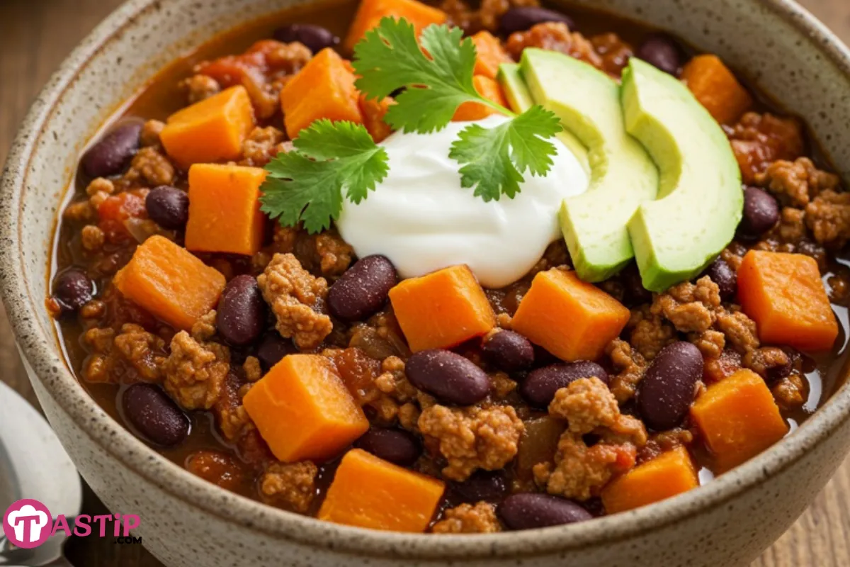 Sweet Potato Turkey Chili