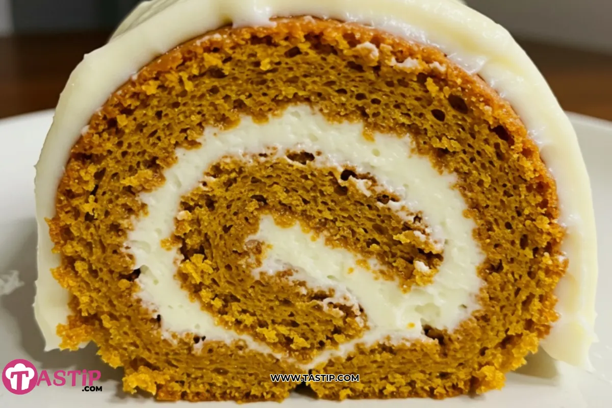Pumpkin Roll with Cream Cheese Icing