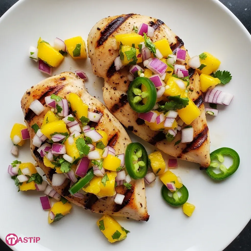 Key West Grilled Chicken with Mango Salsa