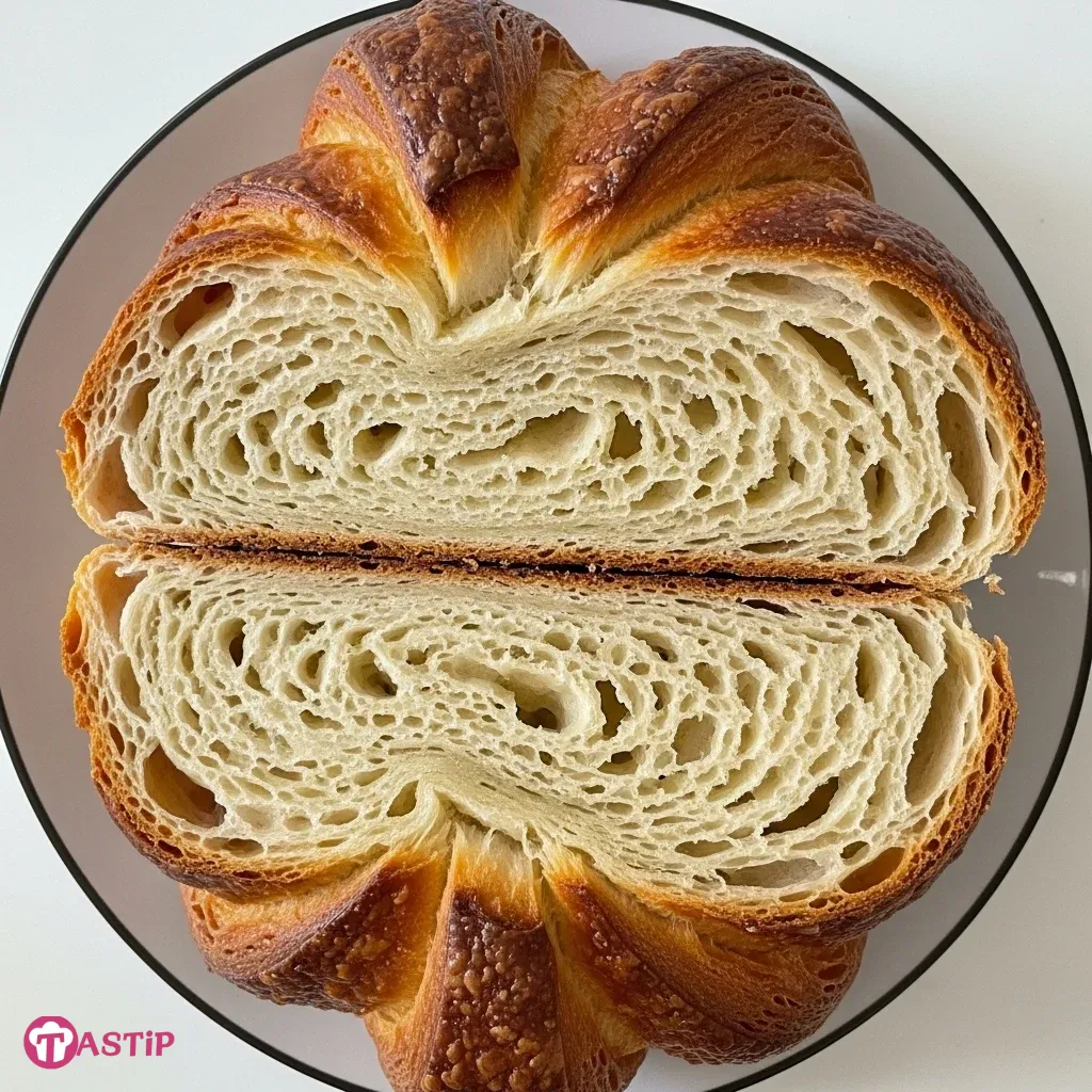 Sourdough Laminated Croissant Bread