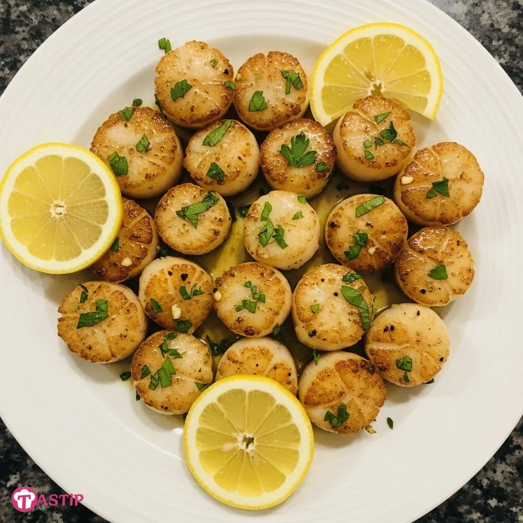Lemon Garlic Scallops