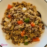 One-Pan Beef and Rice Skillet