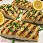 Lemon Garlic Grilled Cod