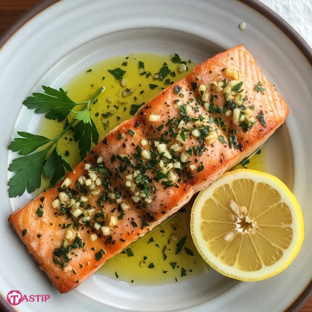 Grilled Garlic Salmon