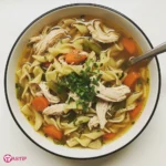Garlic Chicken Noodle Soup