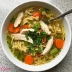 Lemon Chicken Noodle Soup