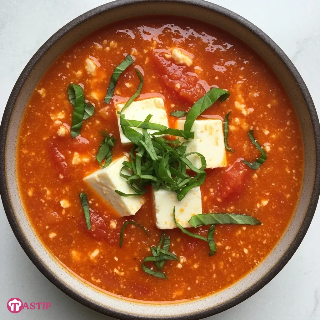 Creamy Tomato Soup with Cream Cheese
