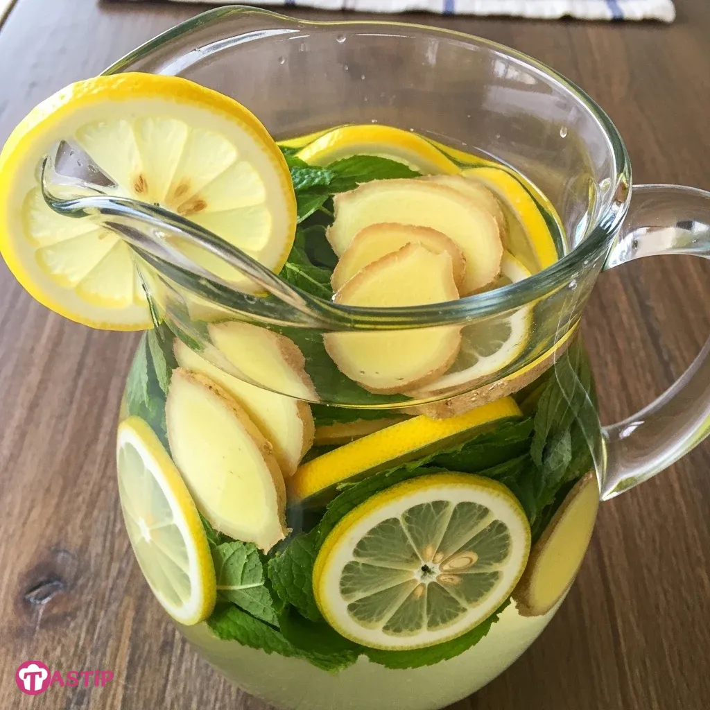 Ginger Lemon Detox Water