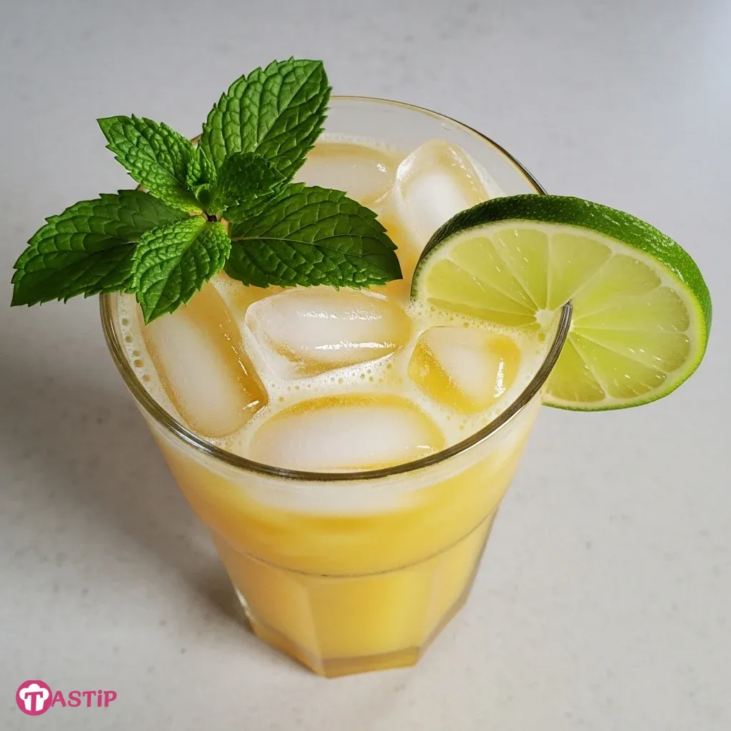 Pineapple Coconut Lime Mocktail
