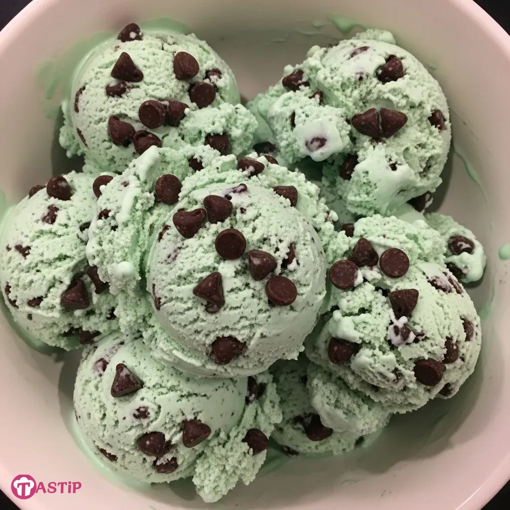 Mint Chocolate Chip Ice Cream