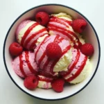 Fresh Raspberry Cheesecake Ice Cream