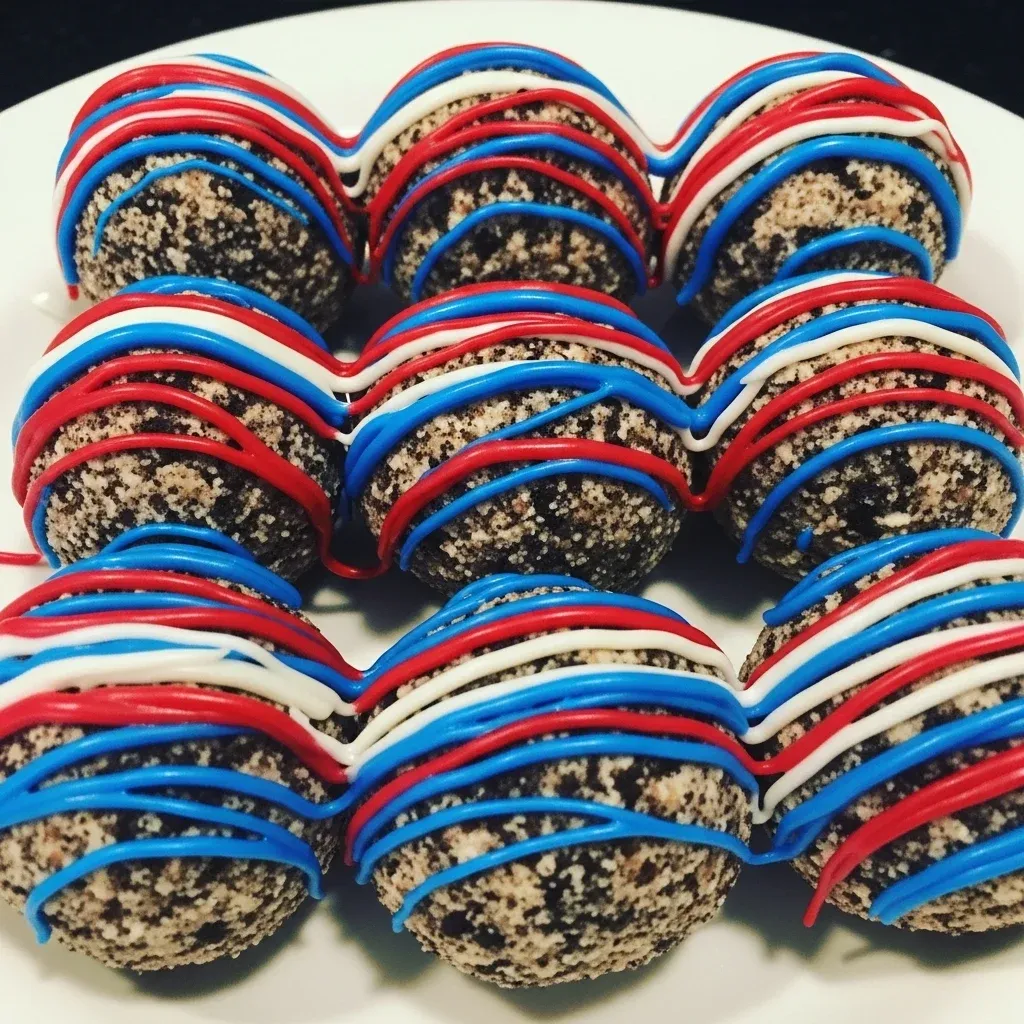 Patriotic Oreo Balls