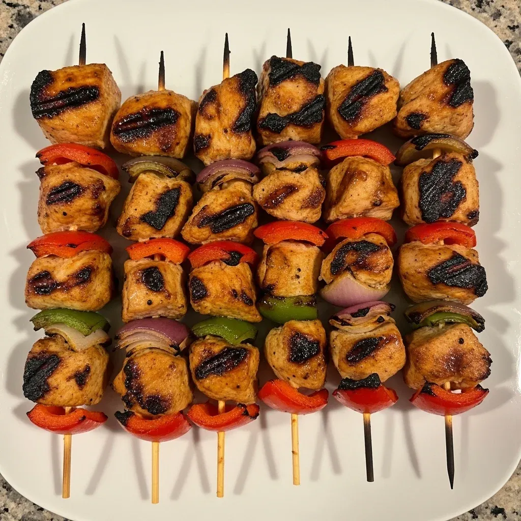 Firecracker Grilled Chicken Skewers