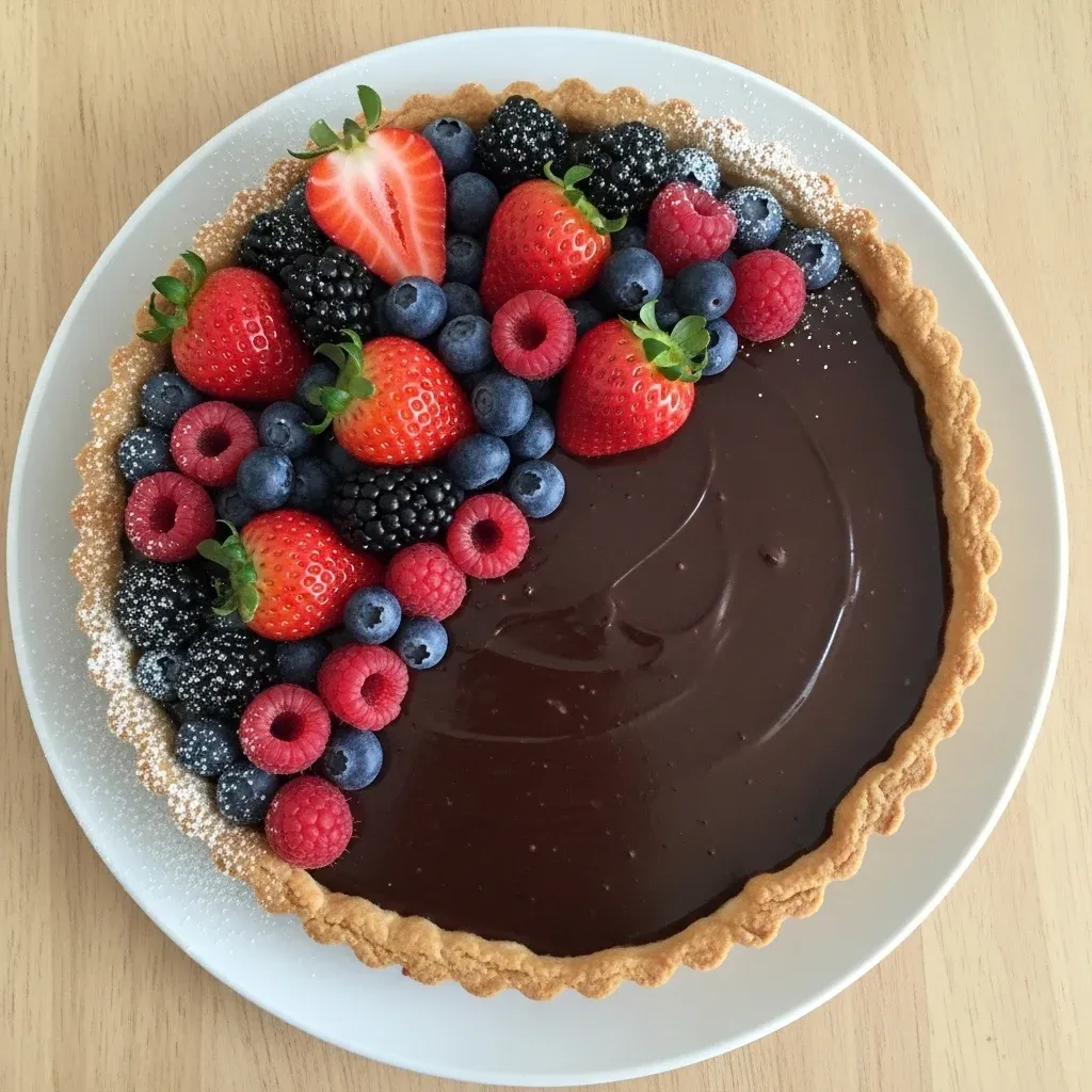 Chocolate Fruit Tart
