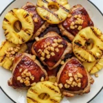 Blackstone Bourbon Chicken with Grilled Pineapple