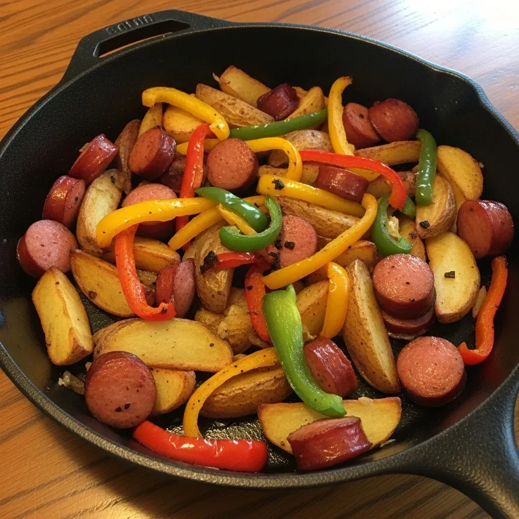 Kielbasa and Potatoes Skillet Meal