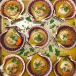 Garlic Butter Baked Scallops