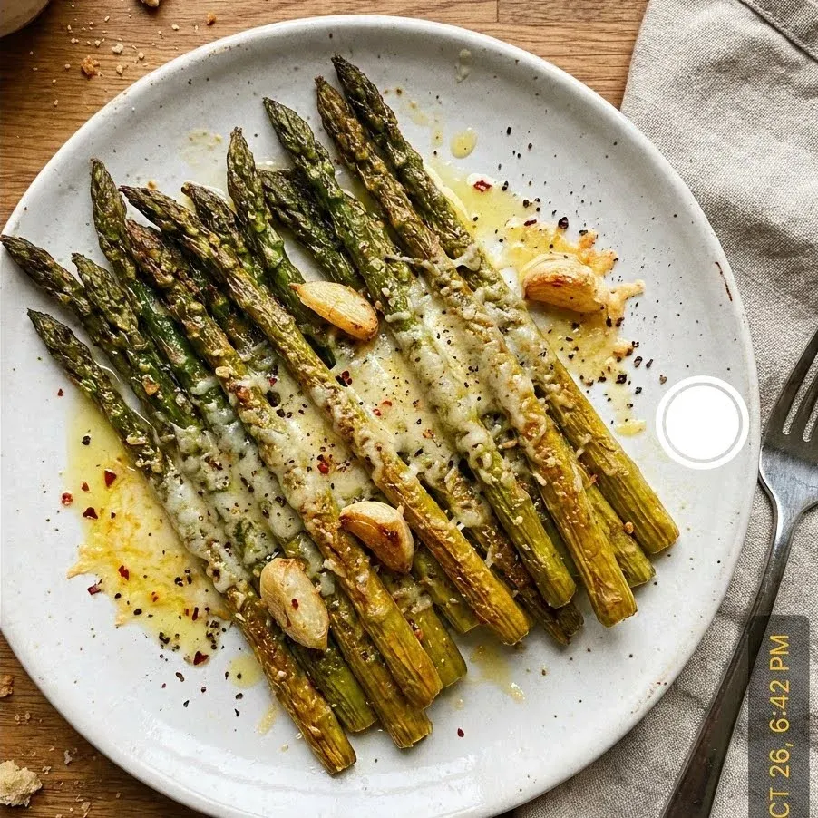 Garlic Parmesan Roasted Asparagus