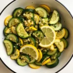 Lemon Garlic Sauteed Zucchini and Squash