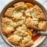 Sugar Cookie Peach Cobbler