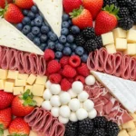 Red, White, and Blue Patriotic Charcuterie Board