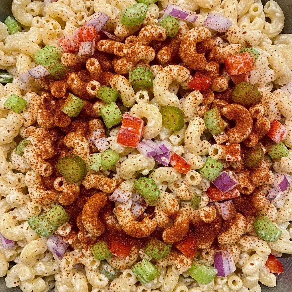 Classic Macaroni Salad with Mayo and Relish