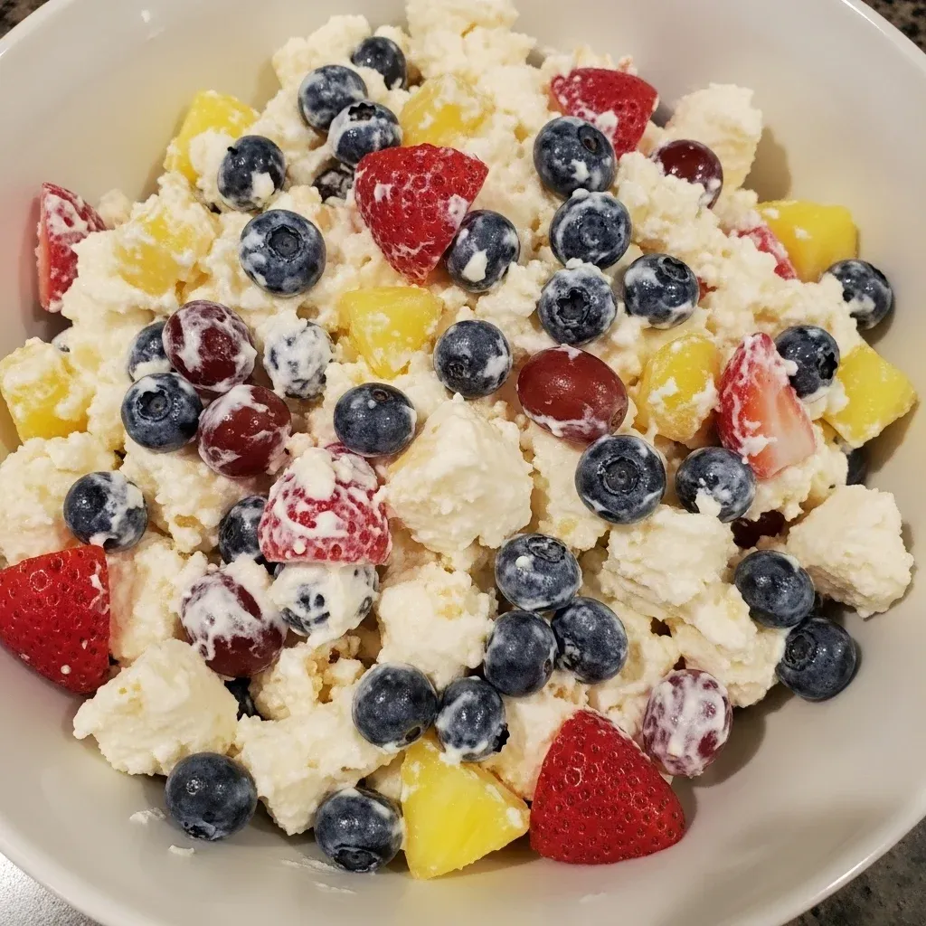 Creamy Cheesecake Fruit Salad