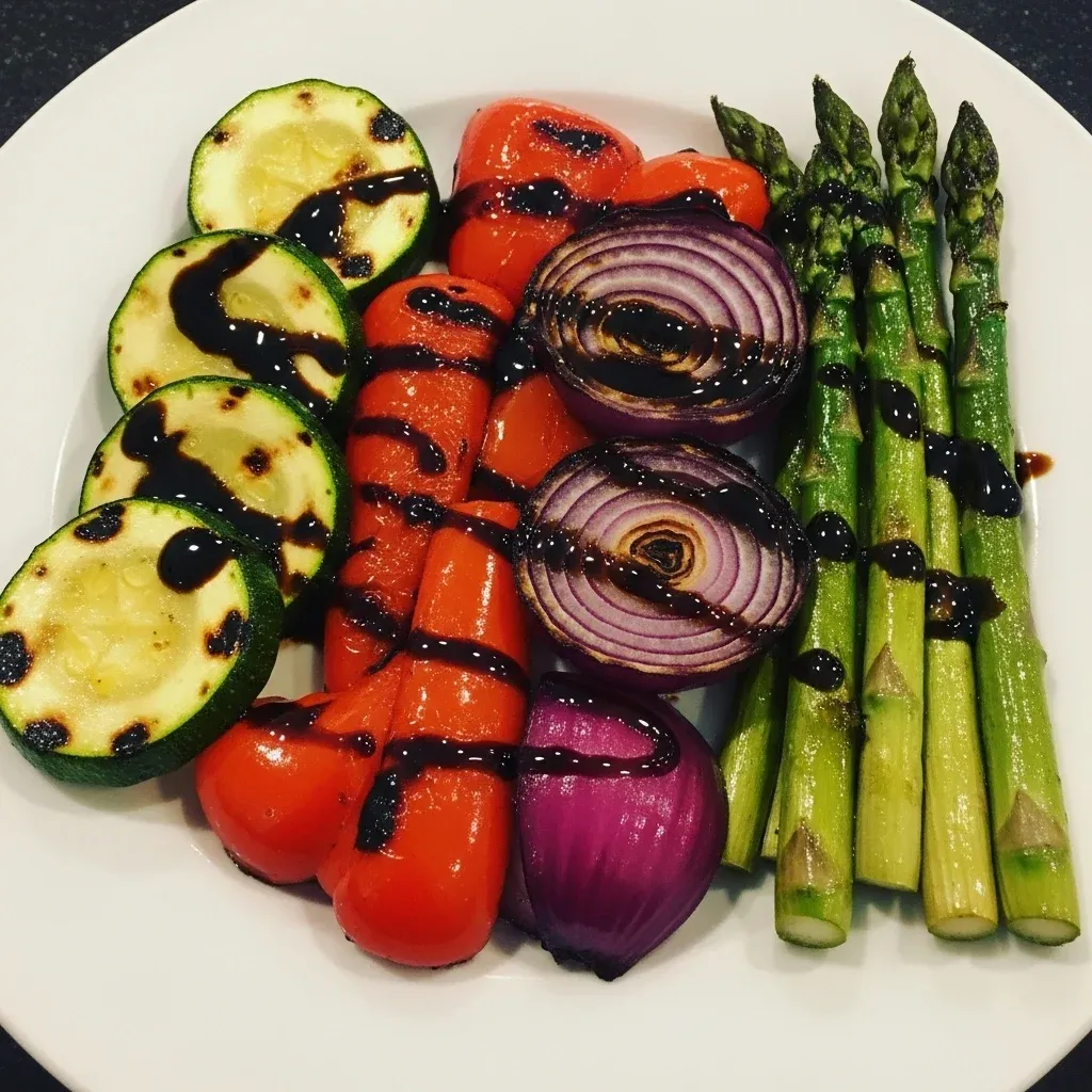Balsamic Glazed Grilled Vegetables