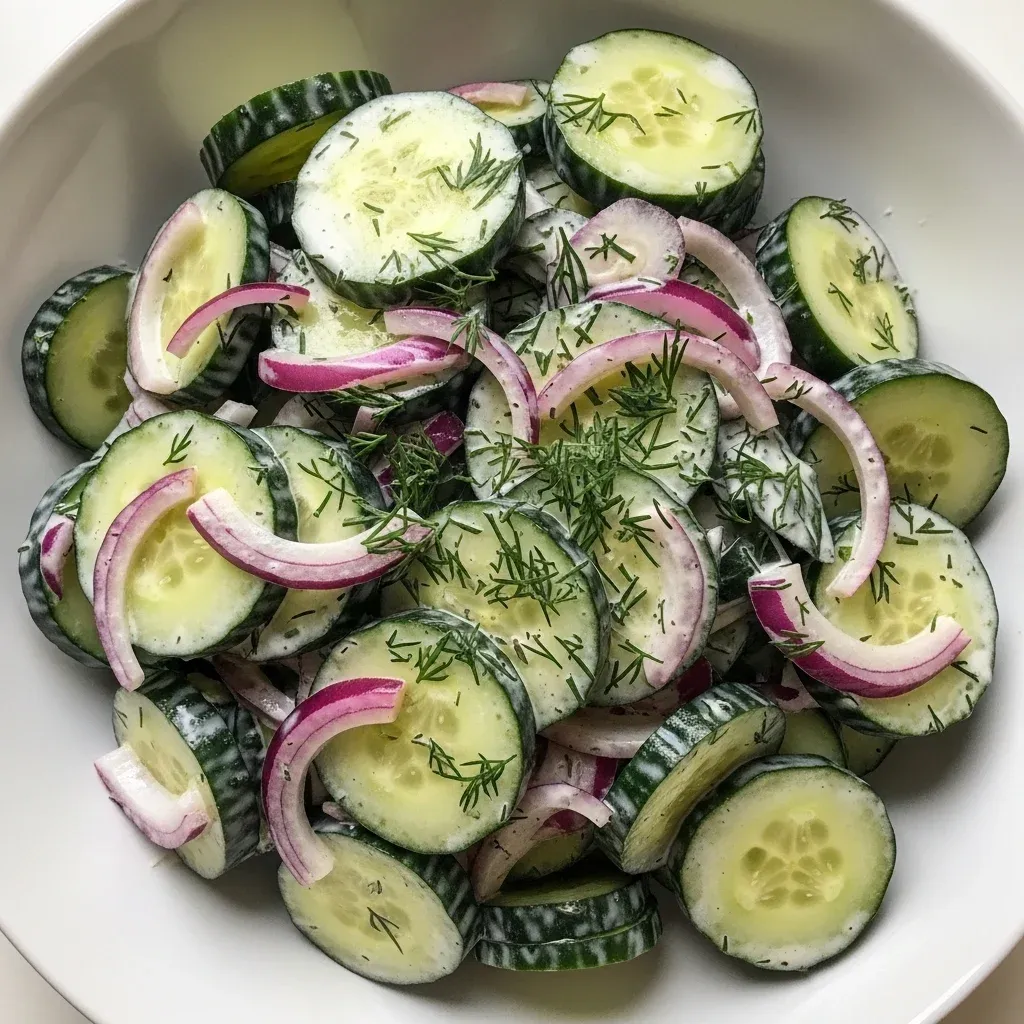 Creamy Cucumber Salad